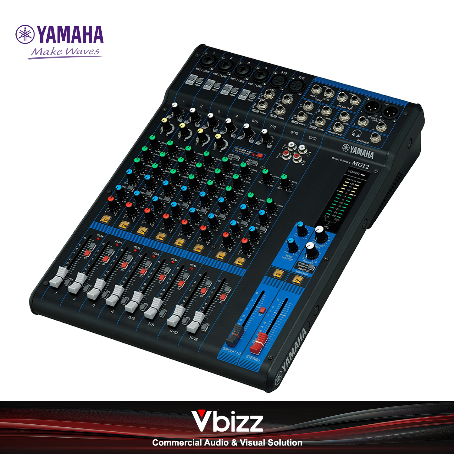 Yamaha MG12 12-Channel Analog Mixer